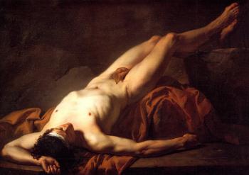 Jacques-Louis David : Nude Study of Hector